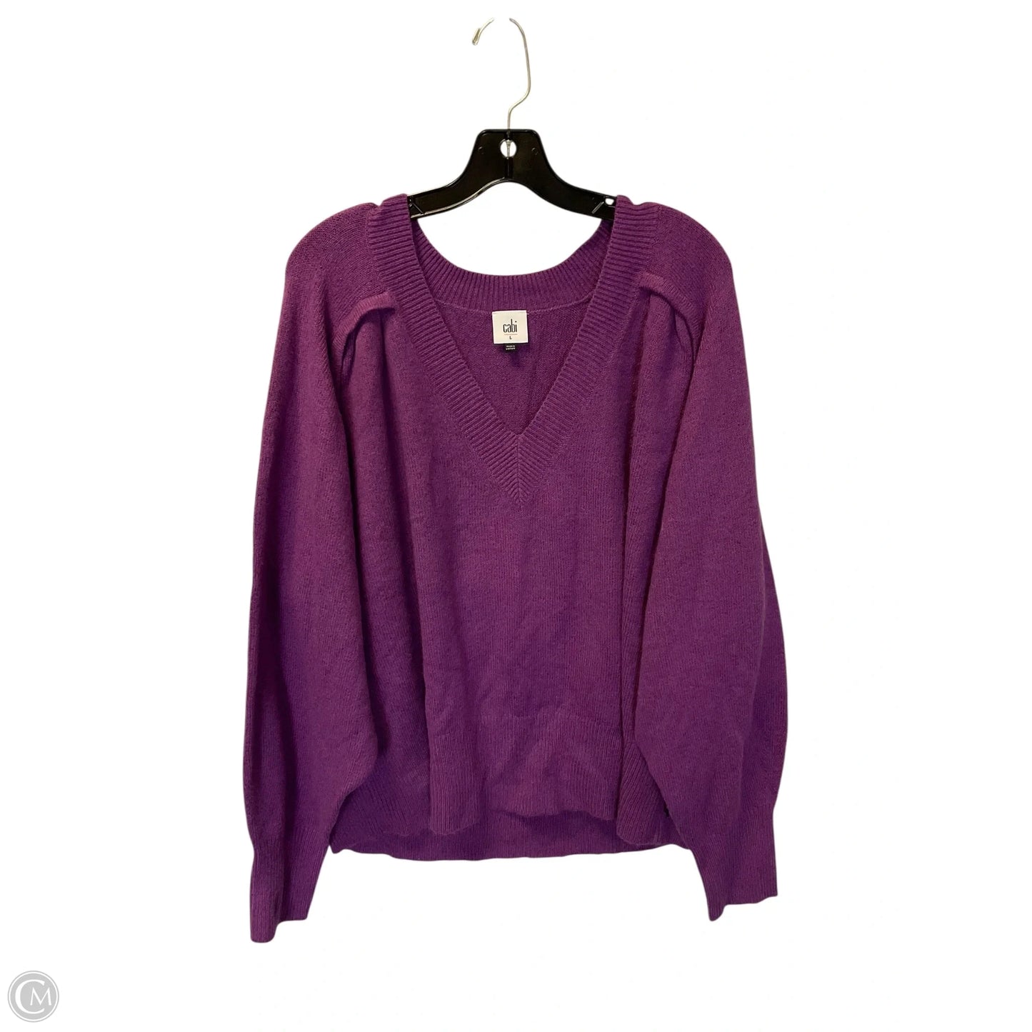Sweater By Cabi In Purple, Size: L