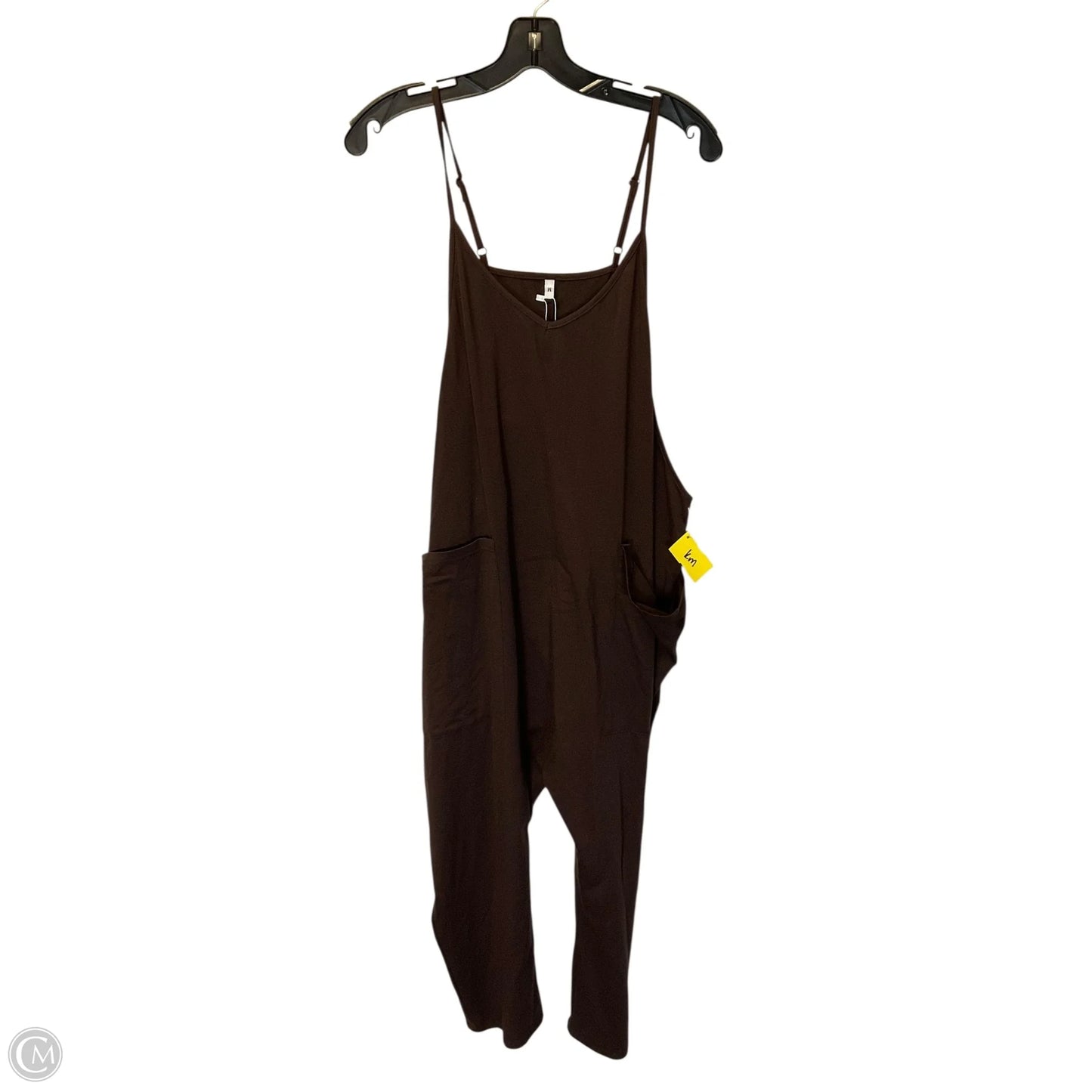 Jumpsuit By Clothes Mentor In Brown, Size: M