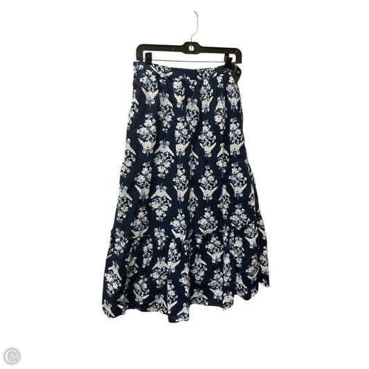 Skirt Midi By J. Crew In Blue, Size: S