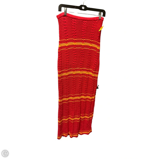 Dress Party Midi By Vici In Orange & Red, Size: M