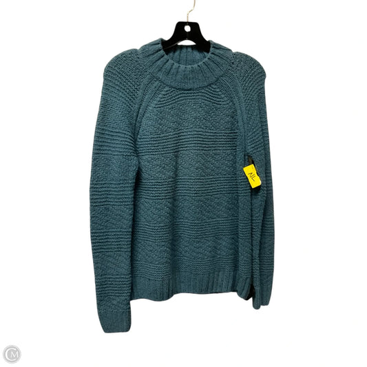 Sweater By Prana In Blue & Brown, Size: L