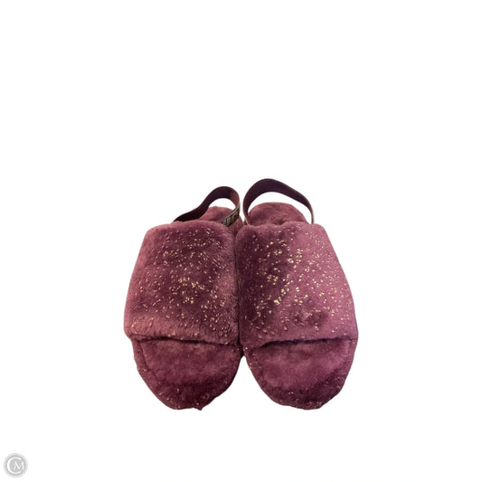 Slippers Designer By Ugg In Purple, Size: 7