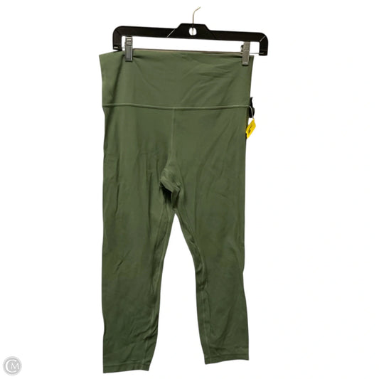 Athletic Leggings By Lululemon In Green, Size: 10