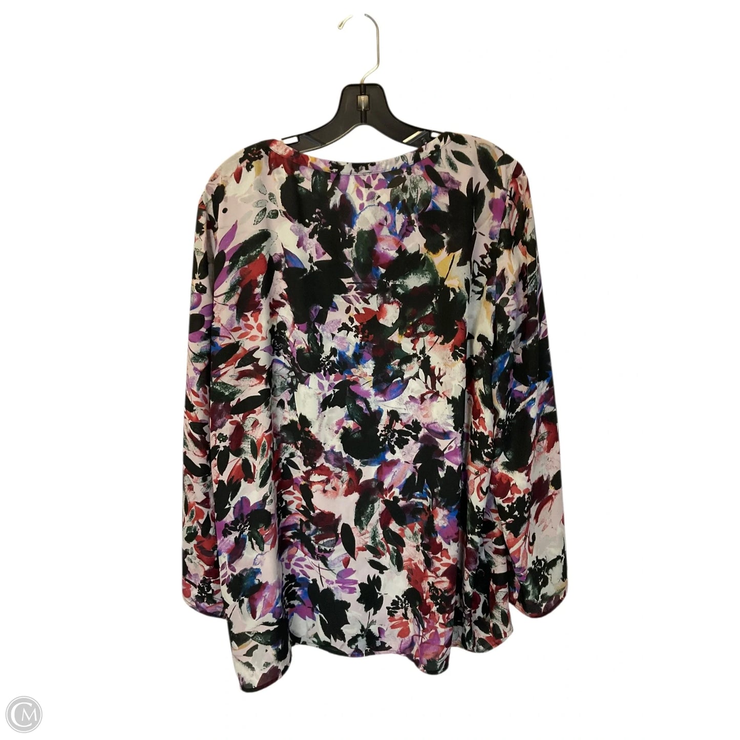 Top Long Sleeve By Chaus In Multi-colored, Size: Xl