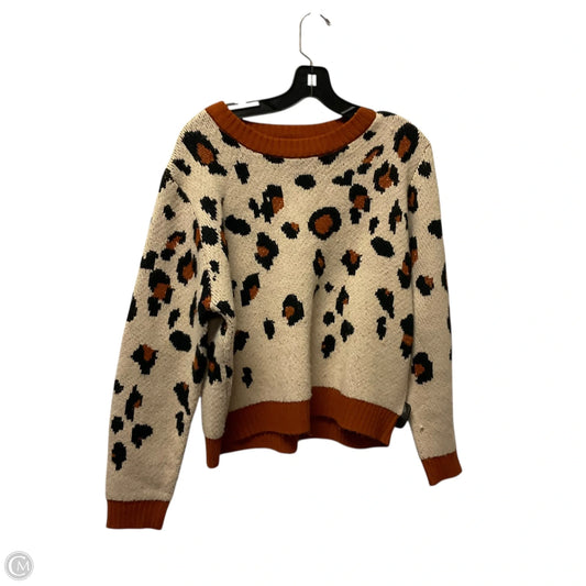Sweater By Coco + Jaimeson In Animal Print, Size: M