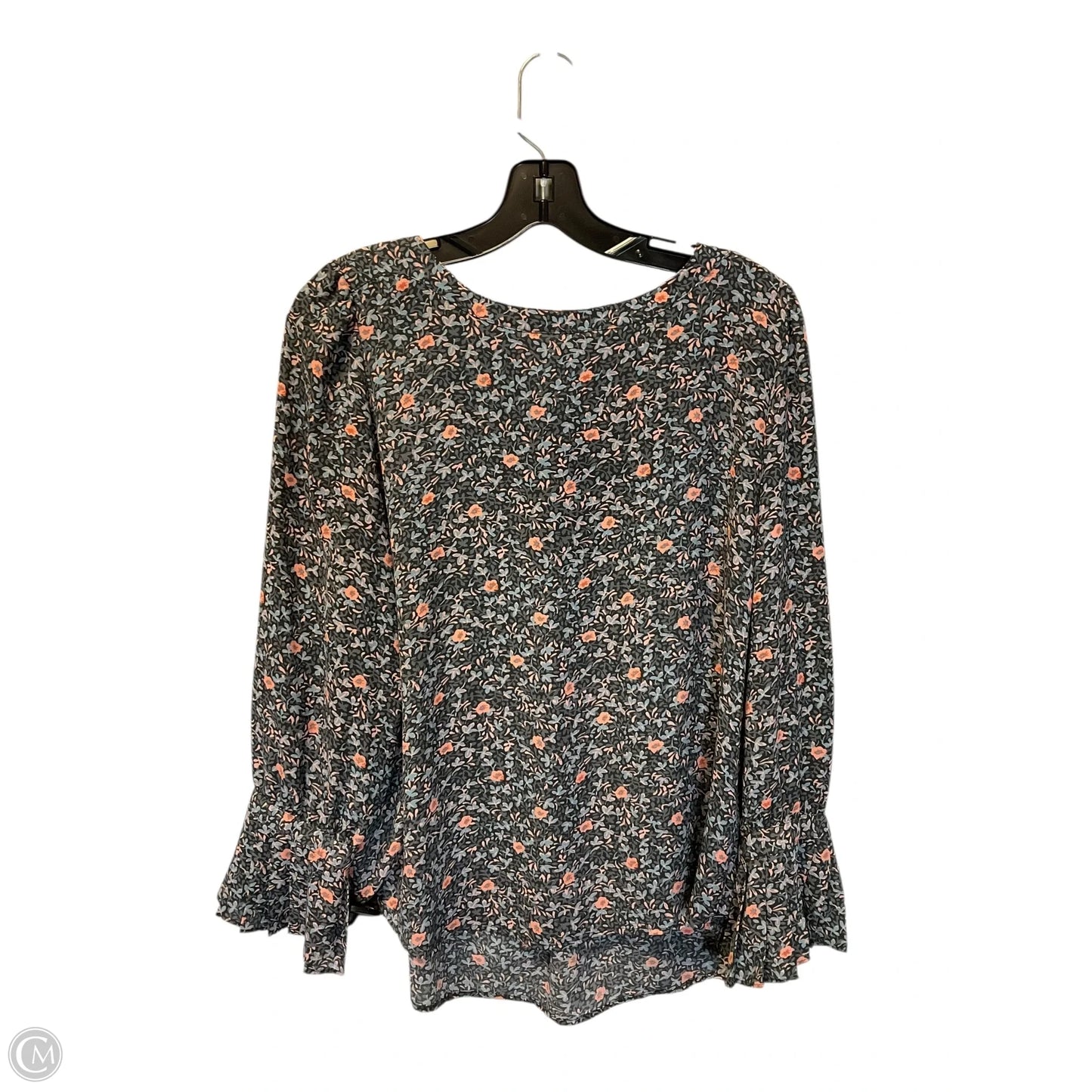 Top Long Sleeve By Loft In Multi-colored, Size: L