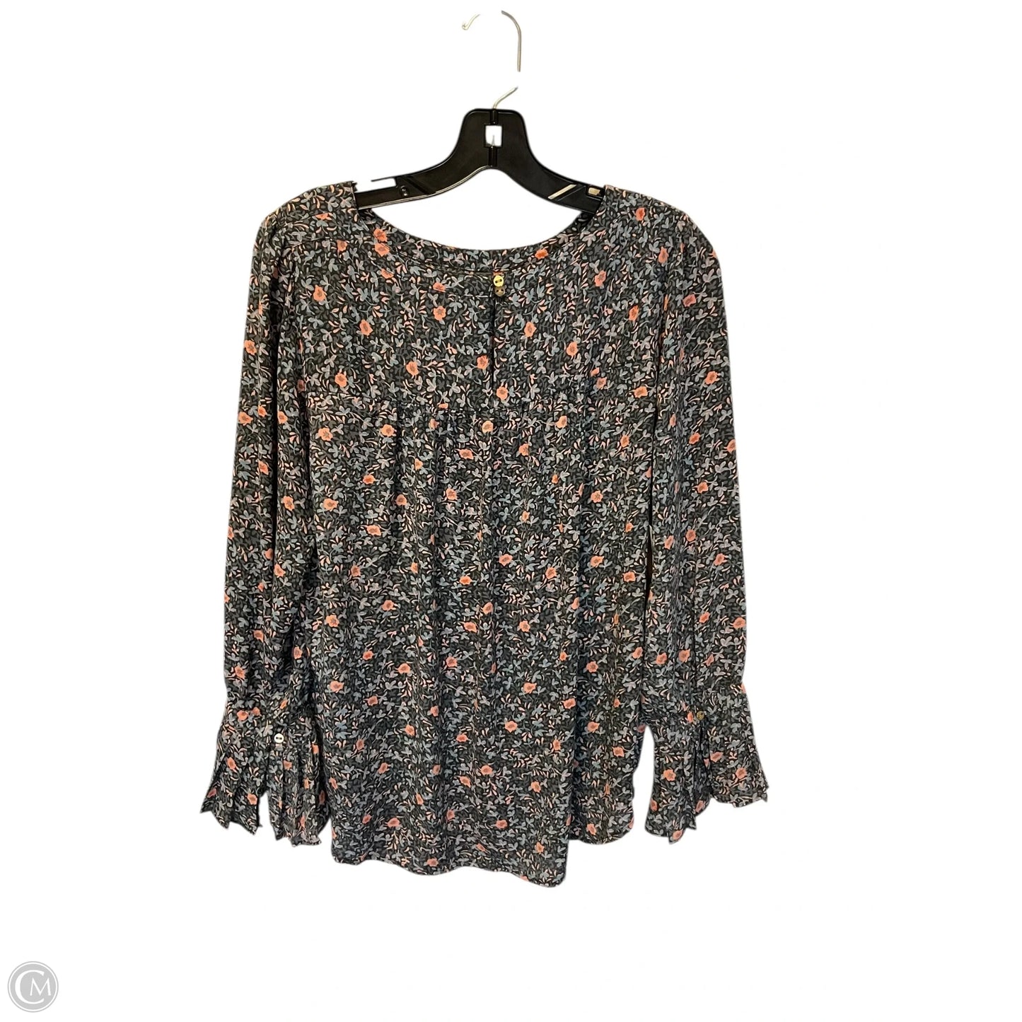 Top Long Sleeve By Loft In Multi-colored, Size: L