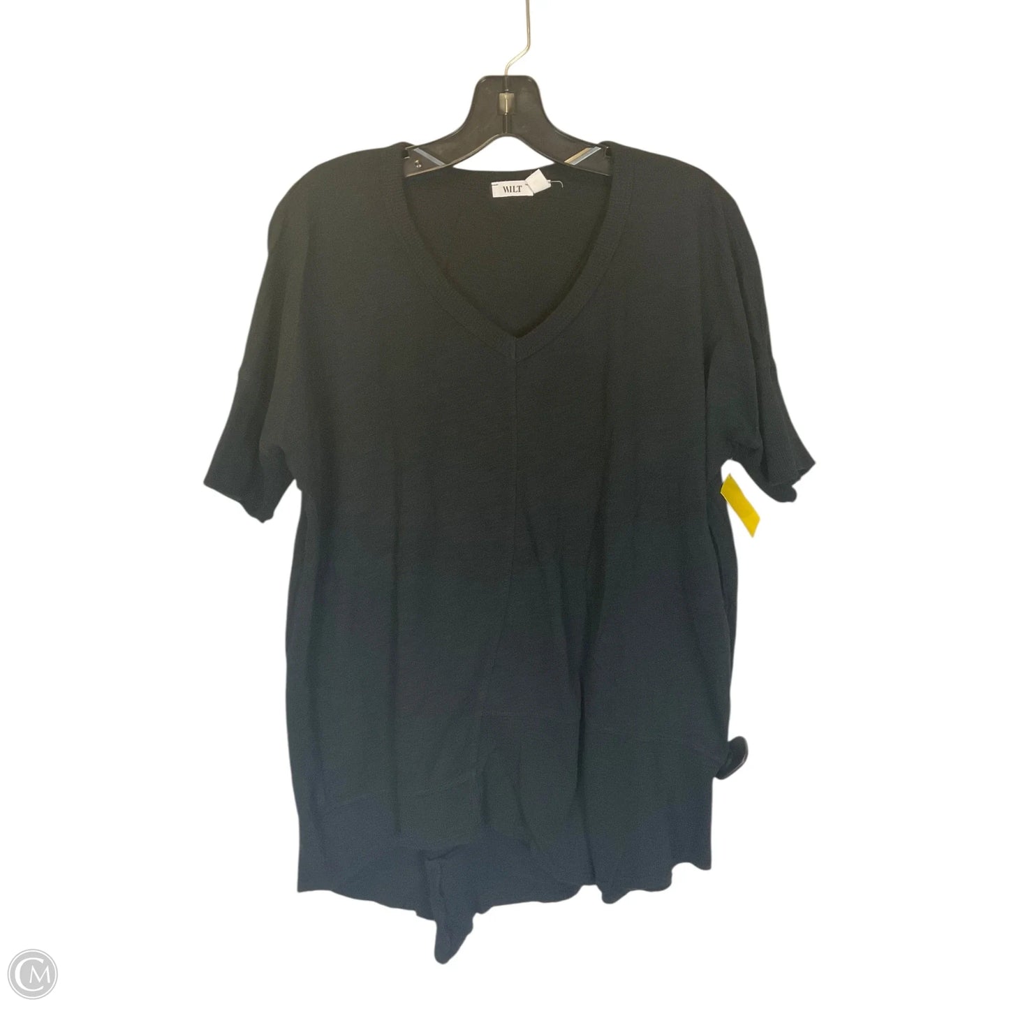 Top Short Sleeve By Wilt In Black, Size: S