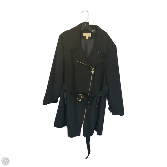 Coat Trench Coat By Michael By Michael Kors In Black, Size: 3x