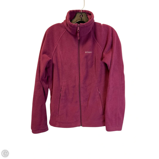Jacket Fleece By Columbia In Purple, Size: M