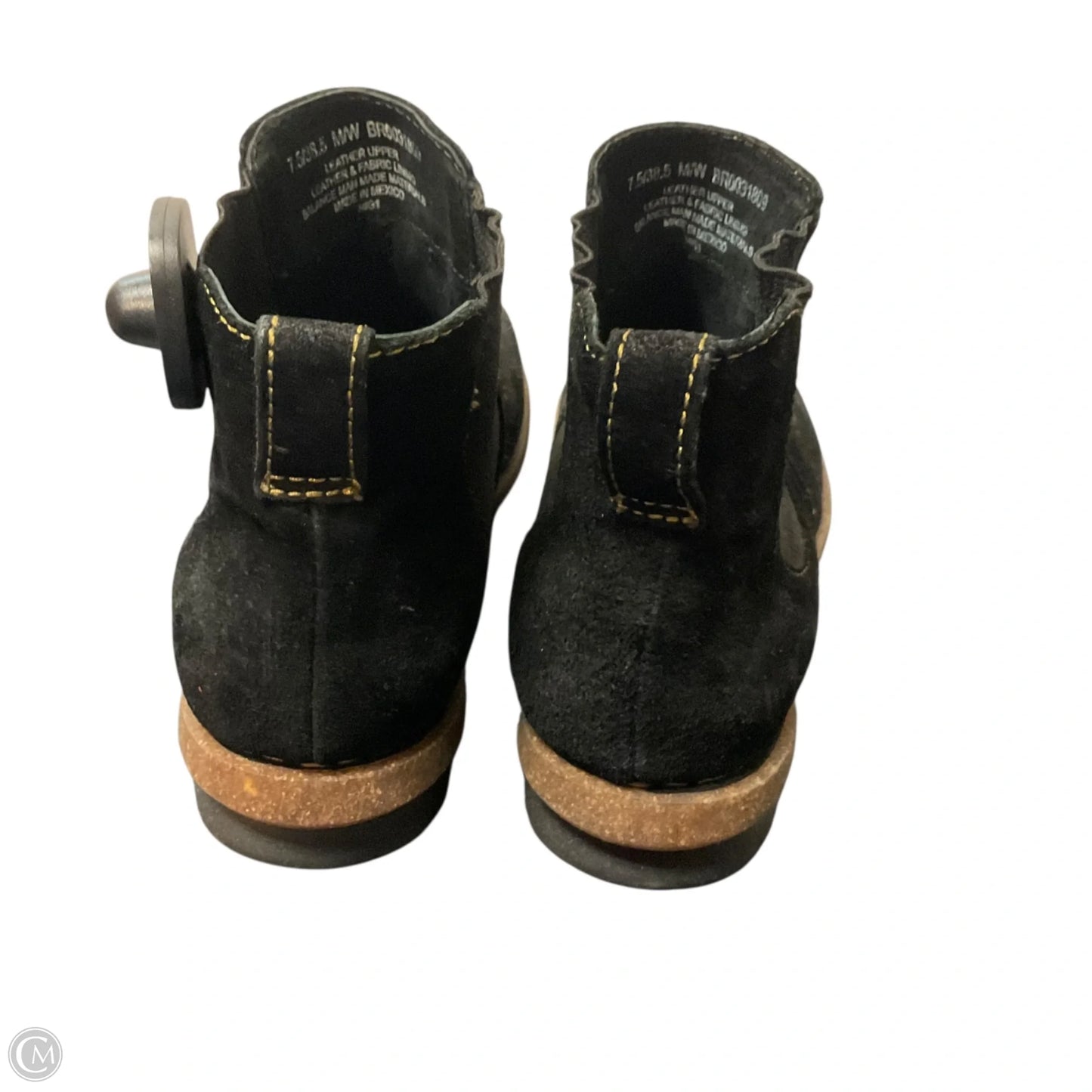 Boots Ankle Flats By Born In Black, Size: 8.5