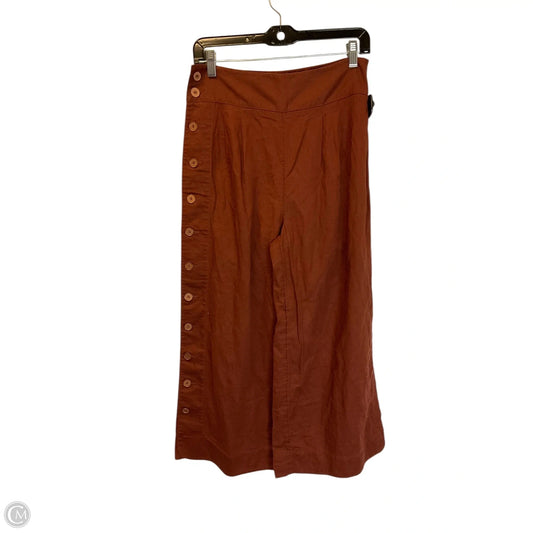 Pants Wide Leg By Anthropologie In Brown, Size: S