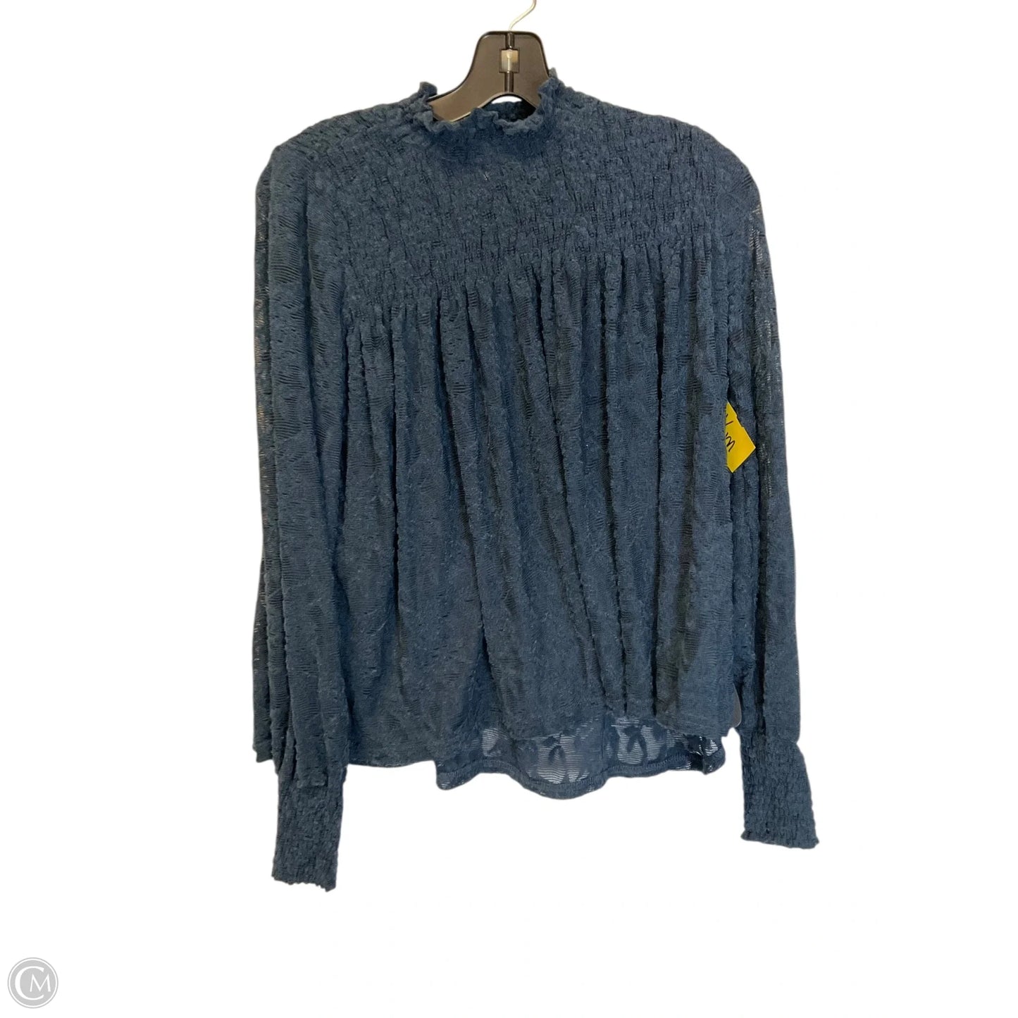 Top Long Sleeve By Deletta In Blue, Size: Xs