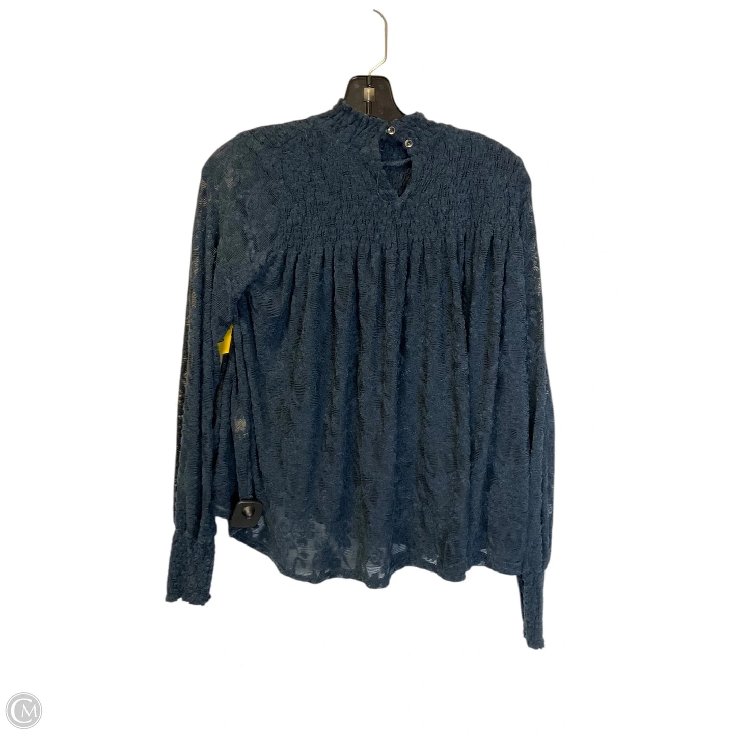 Top Long Sleeve By Deletta In Blue, Size: Xs
