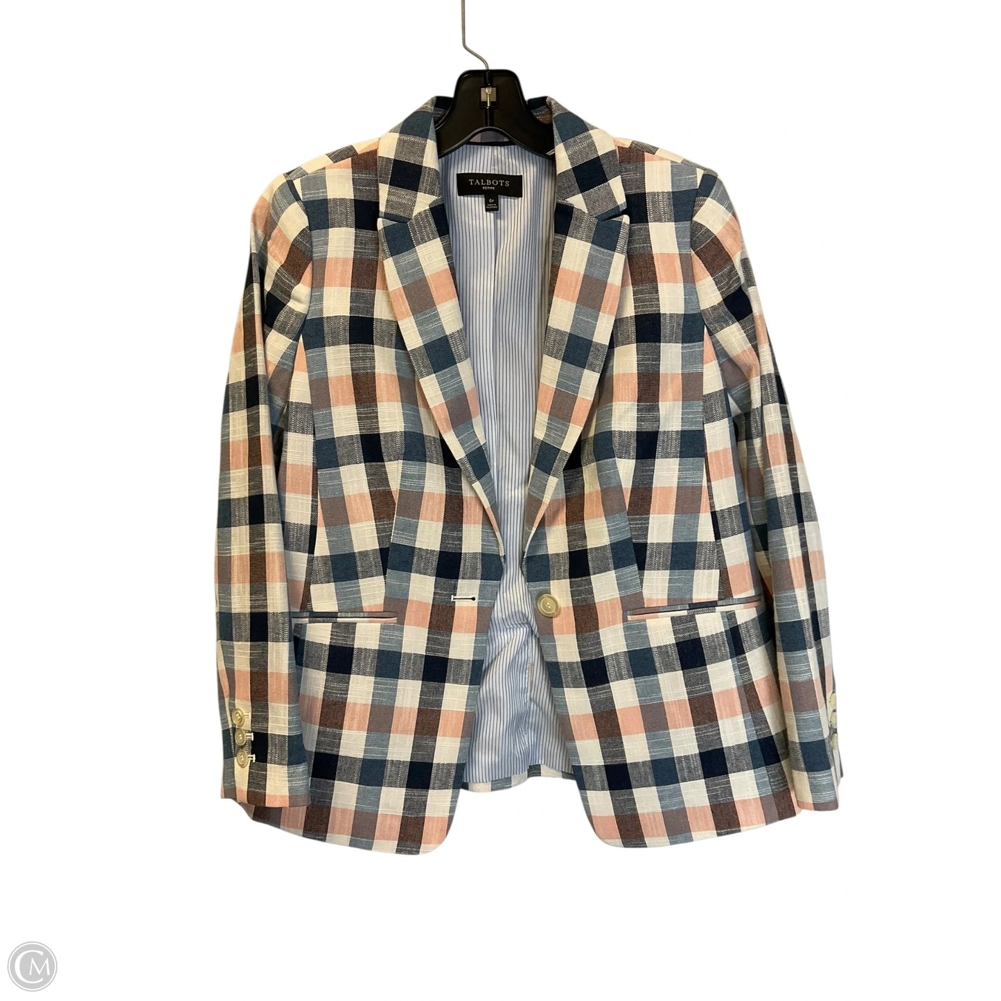 Blazer By Talbots In Multi-colored, Size: 6