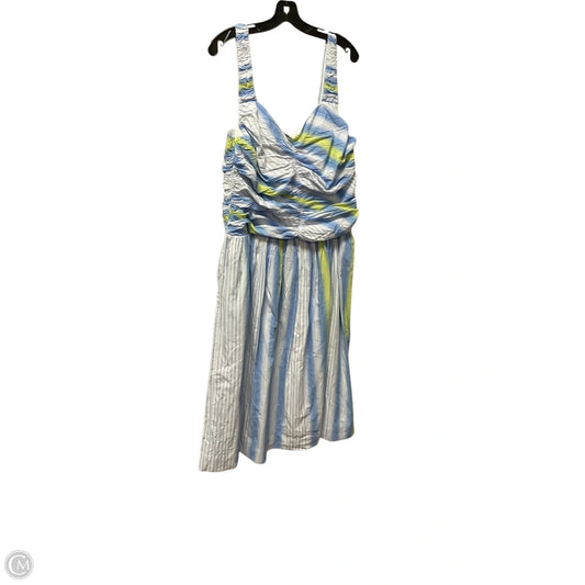 Dress Casual Midi By Anthropologie In Striped Pattern, Size: Xl