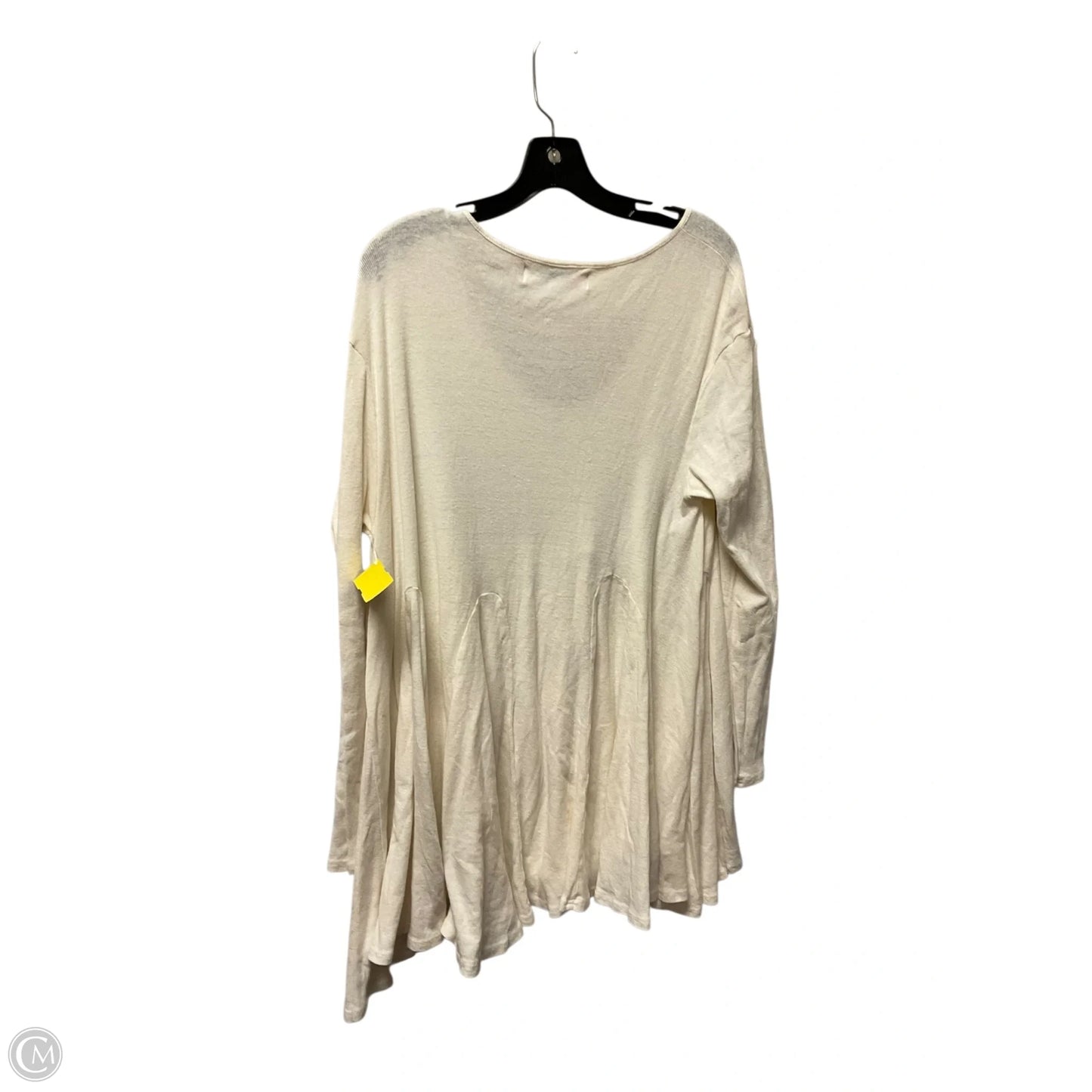 Top Long Sleeve By Free People In Cream, Size: M