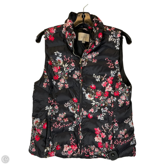 Vest Puffer & Quilted By Loft In Multi-colored, Size: S