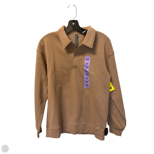 Sweatshirt Crewneck By Mondetta In Brown, Size: Xs