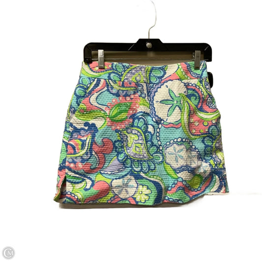 Skort Designer By Lilly Pulitzer In Multi-colored, Size: 0