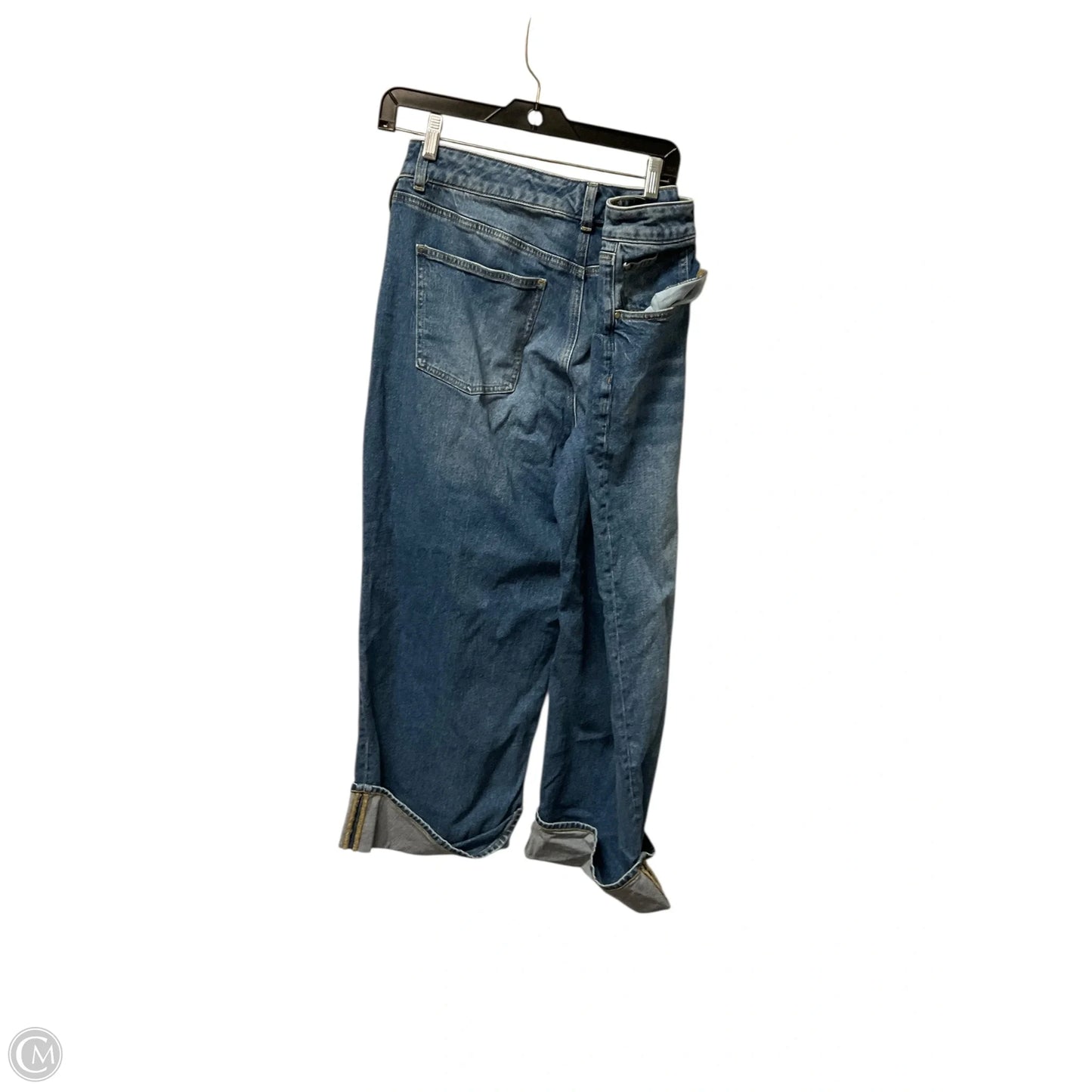 Jeans Straight By Talbots In Blue Denim, Size: 14