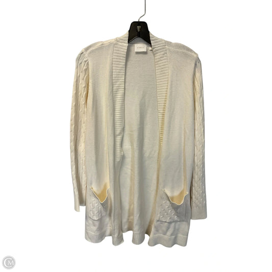 Sweater Cardigan By Cyrus In Cream, Size: M