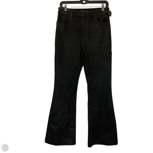 Jeans Flared By Chelsea And Theodore In Black Denim, Size: 12