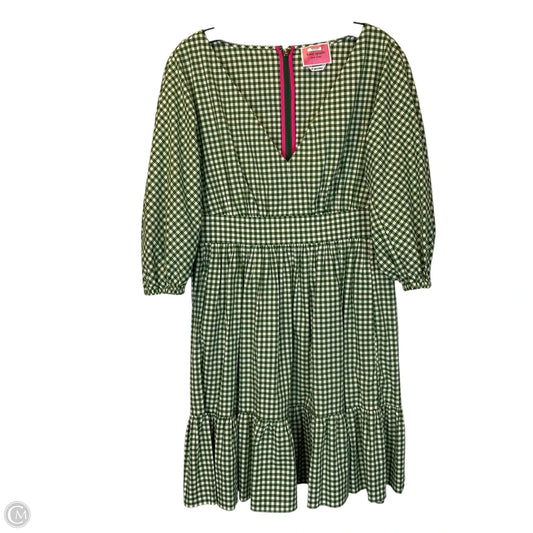 Dress Designer By Kate Spade In Plaid Pattern, Size: 6