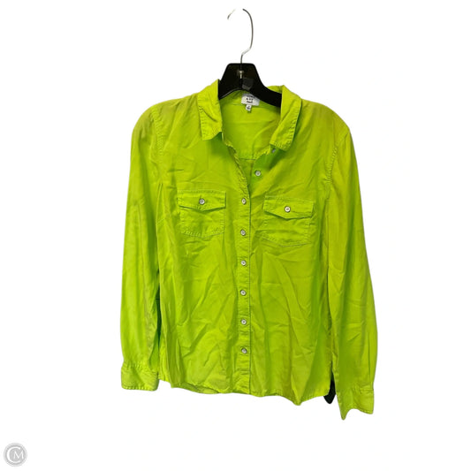 Top Long Sleeve By Crown And Ivy In Green, Size: S
