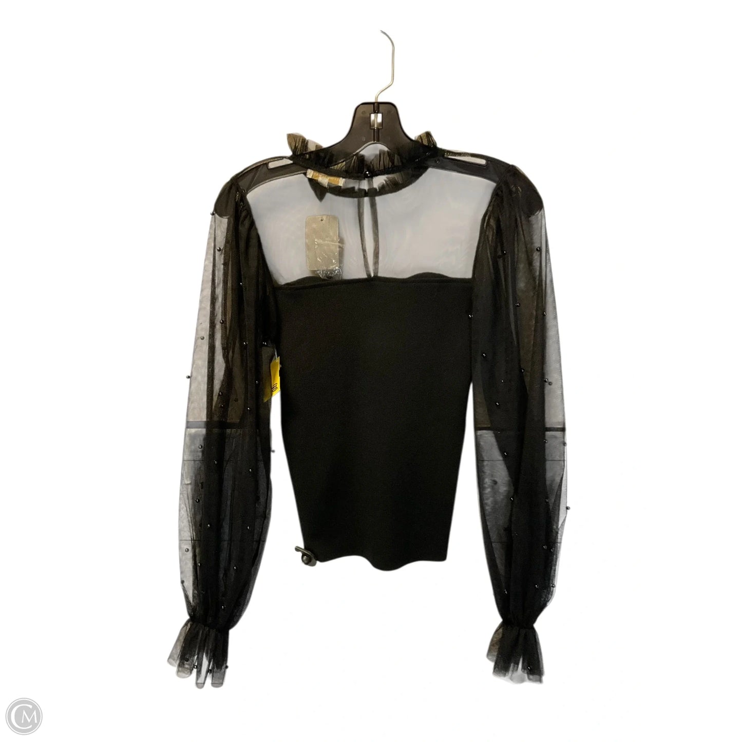 Top Long Sleeve By Flying Tomato In Black, Size: S