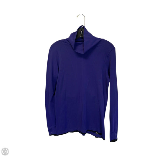 Top Long Sleeve By Athleta In Purple, Size: L