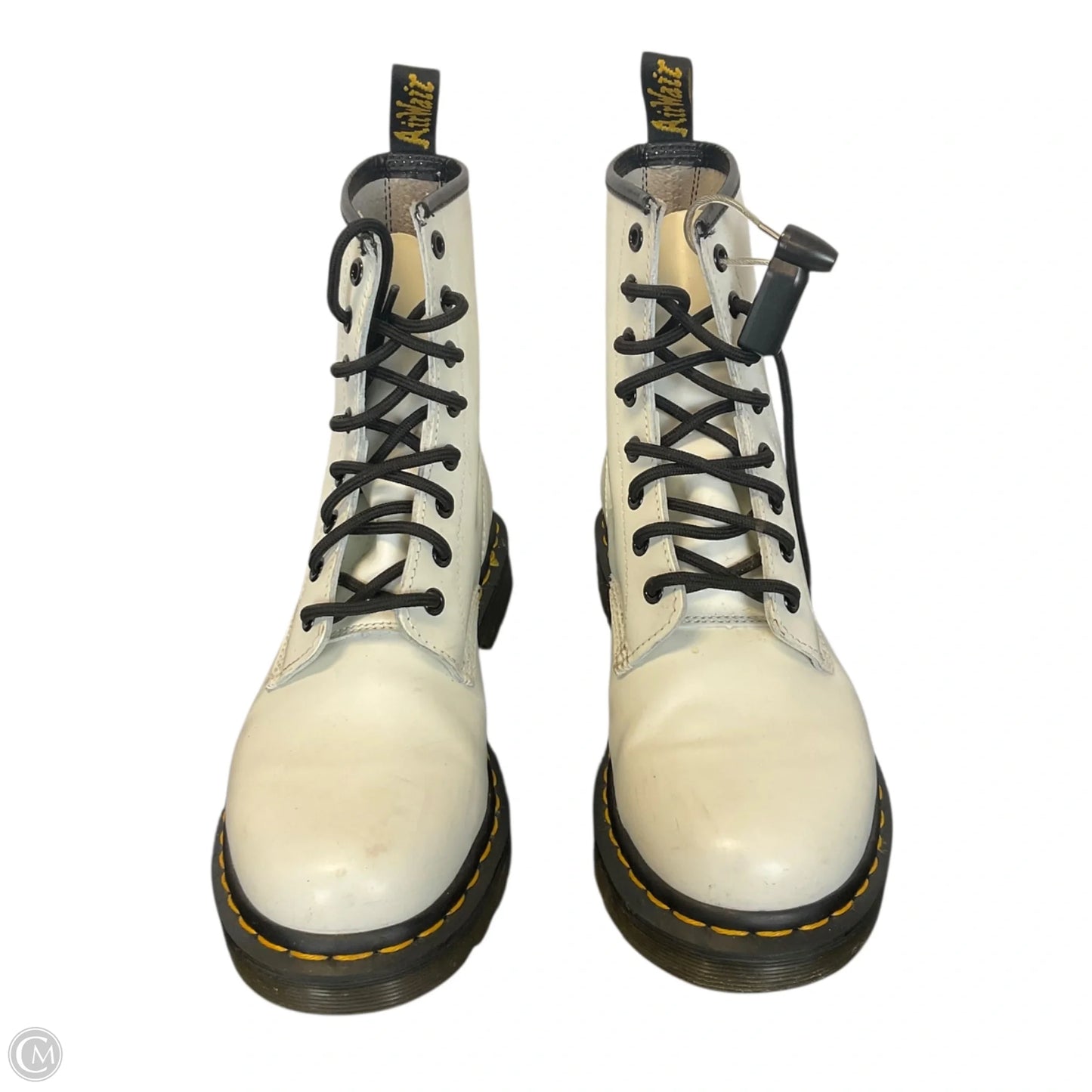 Boots Combat By Dr Martens In White, Size: 9
