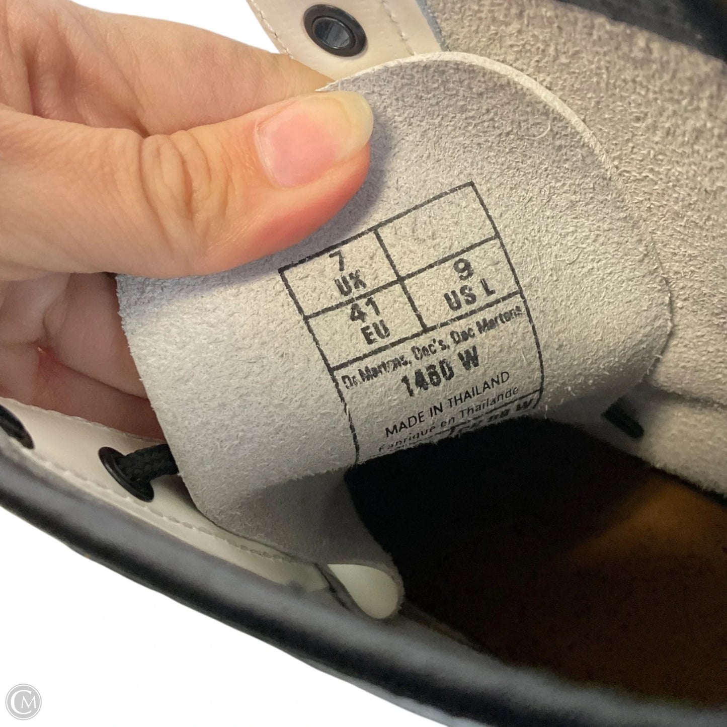 Boots Combat By Dr Martens In White, Size: 9