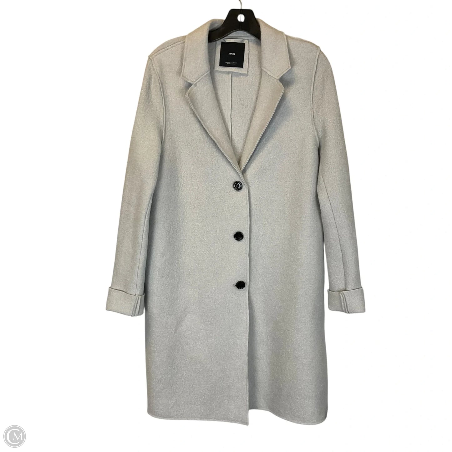 Coat Parka By Mng In Grey, Size: S