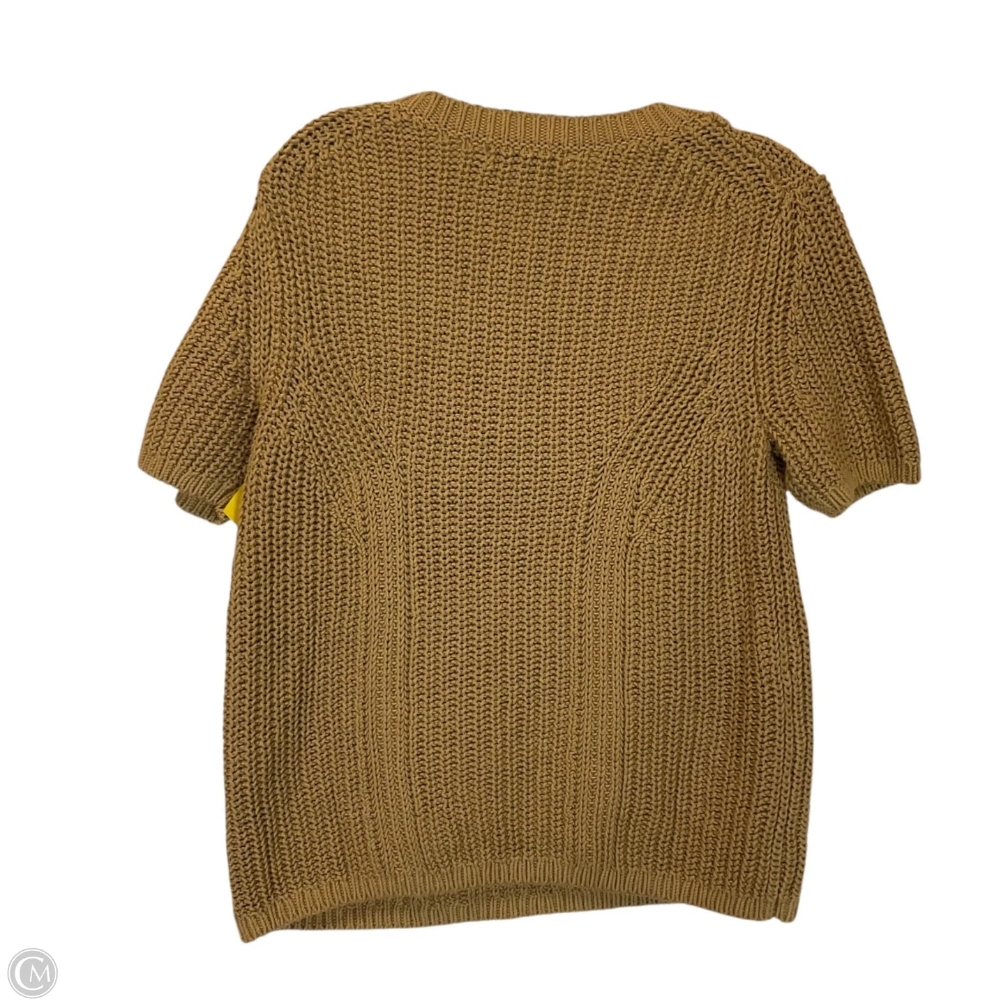 Sweater Short Sleeve By Banana Republic In Tan, Size: S