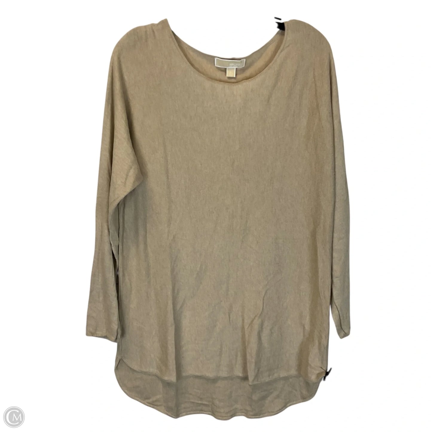 Top Long Sleeve By Michael By Michael Kors In Brown, Size: L