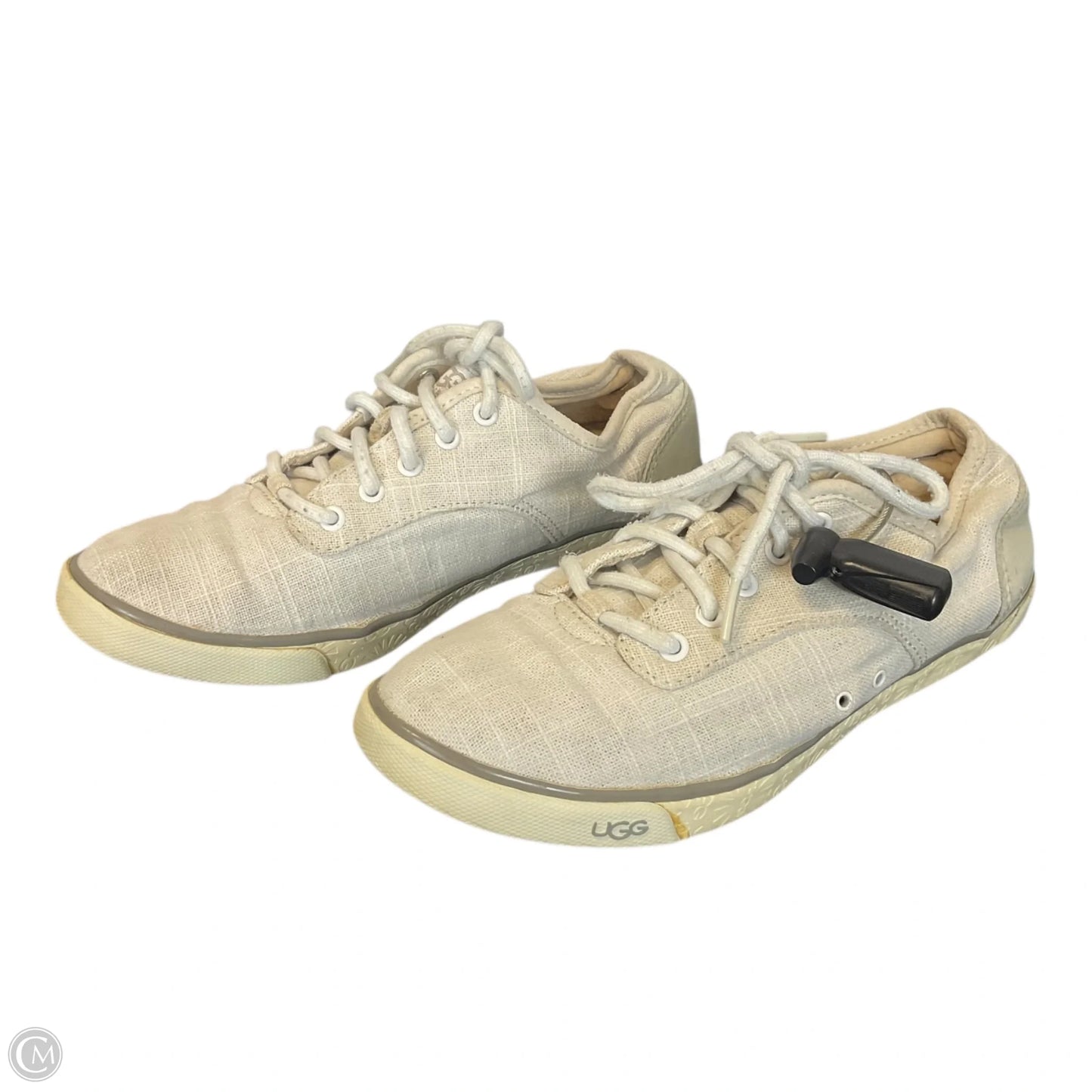 Shoes Designer By Ugg In Cream, Size: 7.5