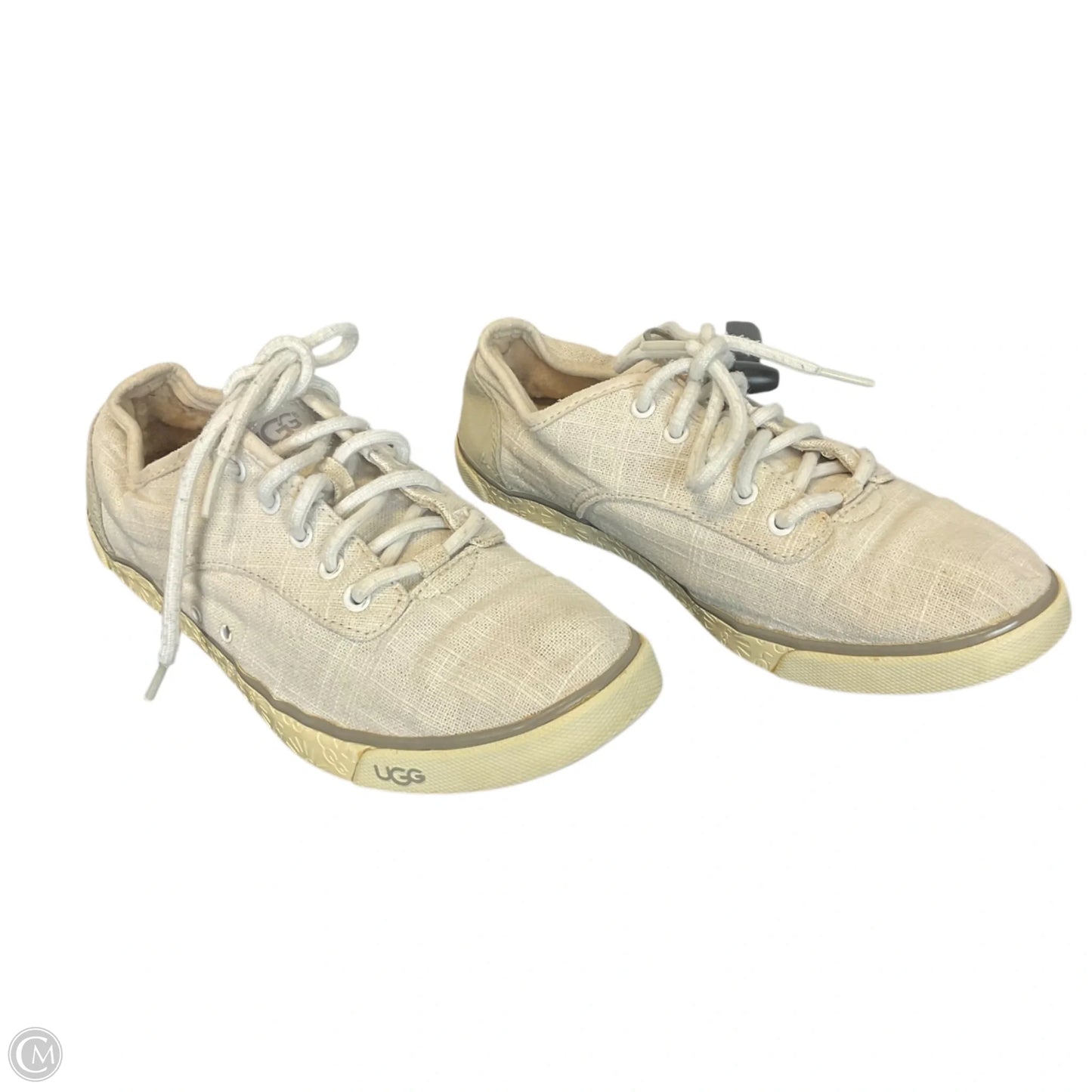 Shoes Designer By Ugg In Cream, Size: 7.5