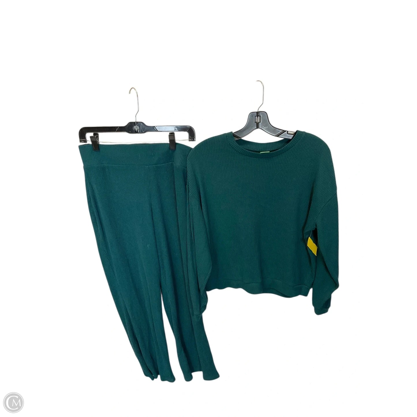 Pants Set 2pc By Clothes Mentor In Teal, Size: M