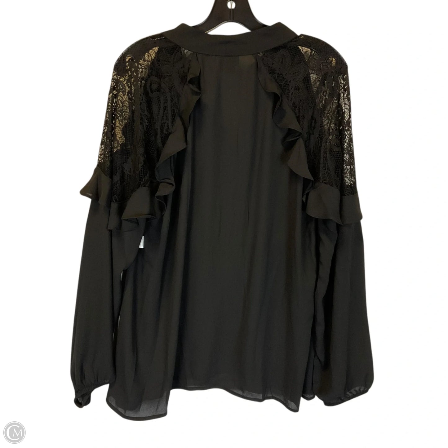 Top Long Sleeve By Torrid In Black, Size: L