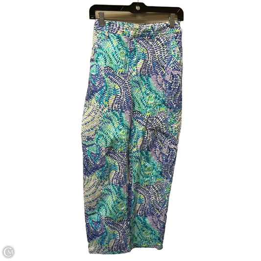 Pants Designer By Lilly Pulitzer In Blue & Purple, Size: 8