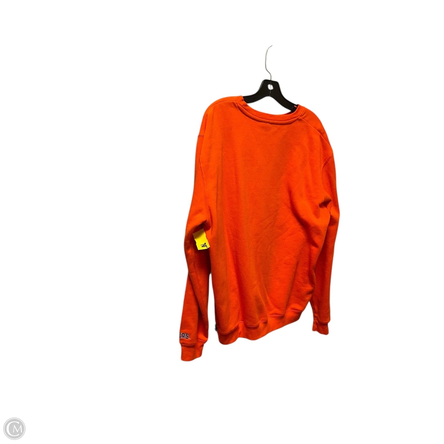 Sweatshirt Crewneck By Top Of The World In Orange, Size: L