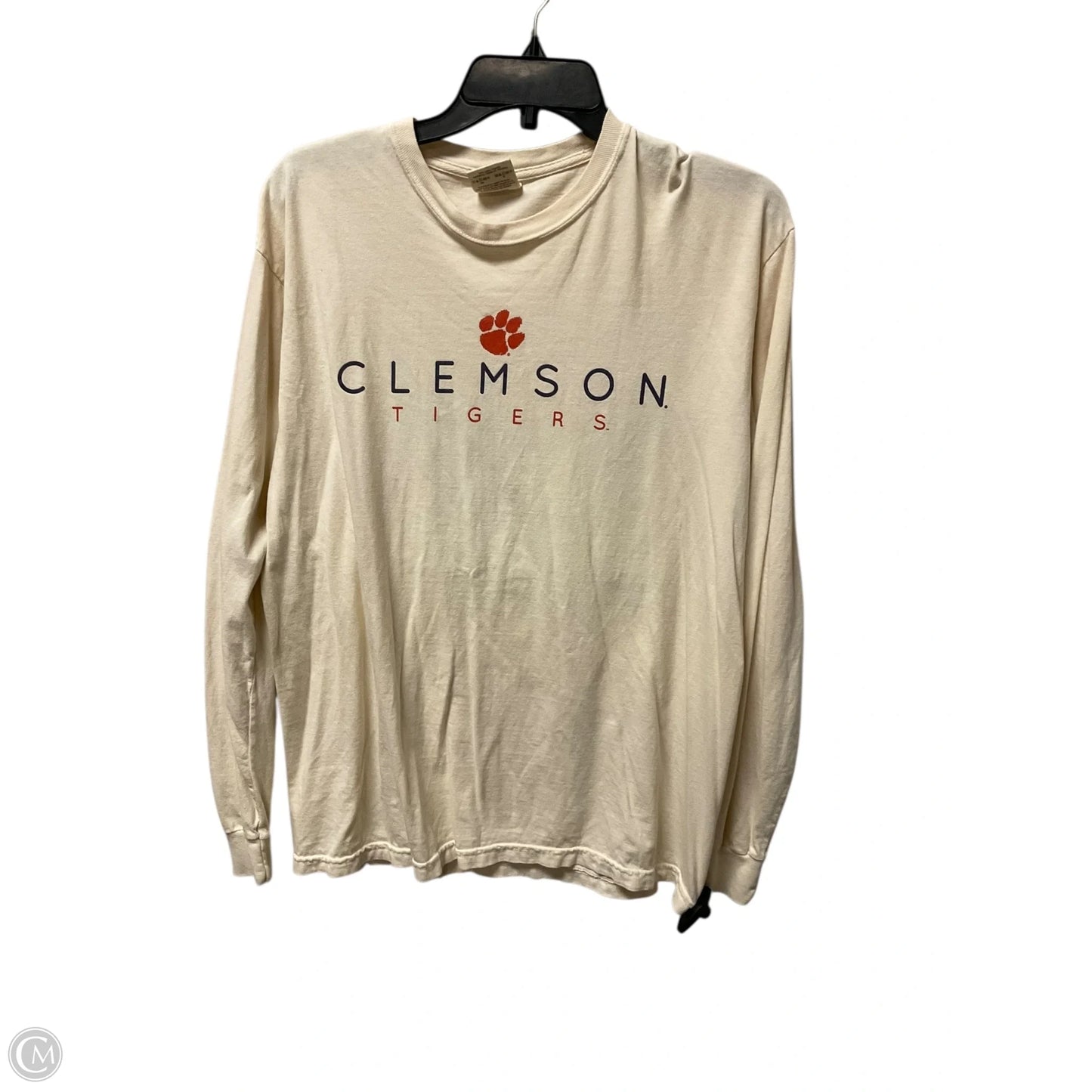 Top Long Sleeve Basic By Comfort Colors In Cream, Size: M