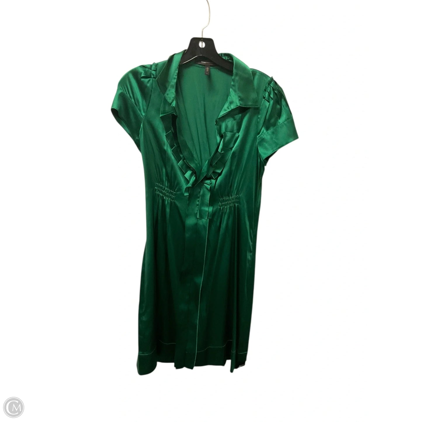 Dress Casual Short By Bcbgmaxazria In Green, Size: M