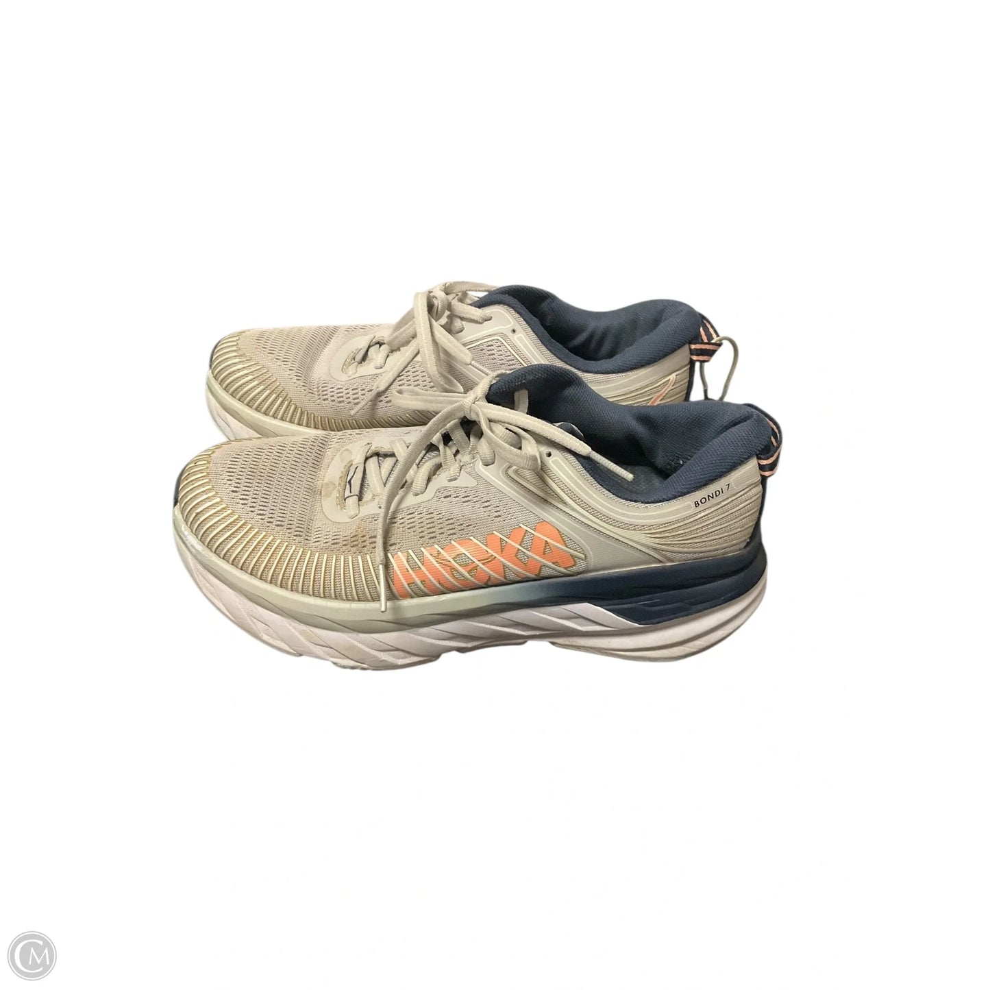 Shoes Athletic By Hoka In Blue & Grey, Size: 7.5