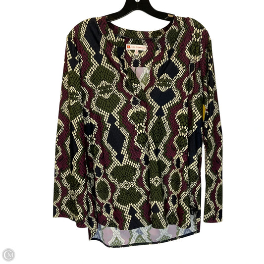 Top Long Sleeve By Jude Connally In Multi-colored, Size: M