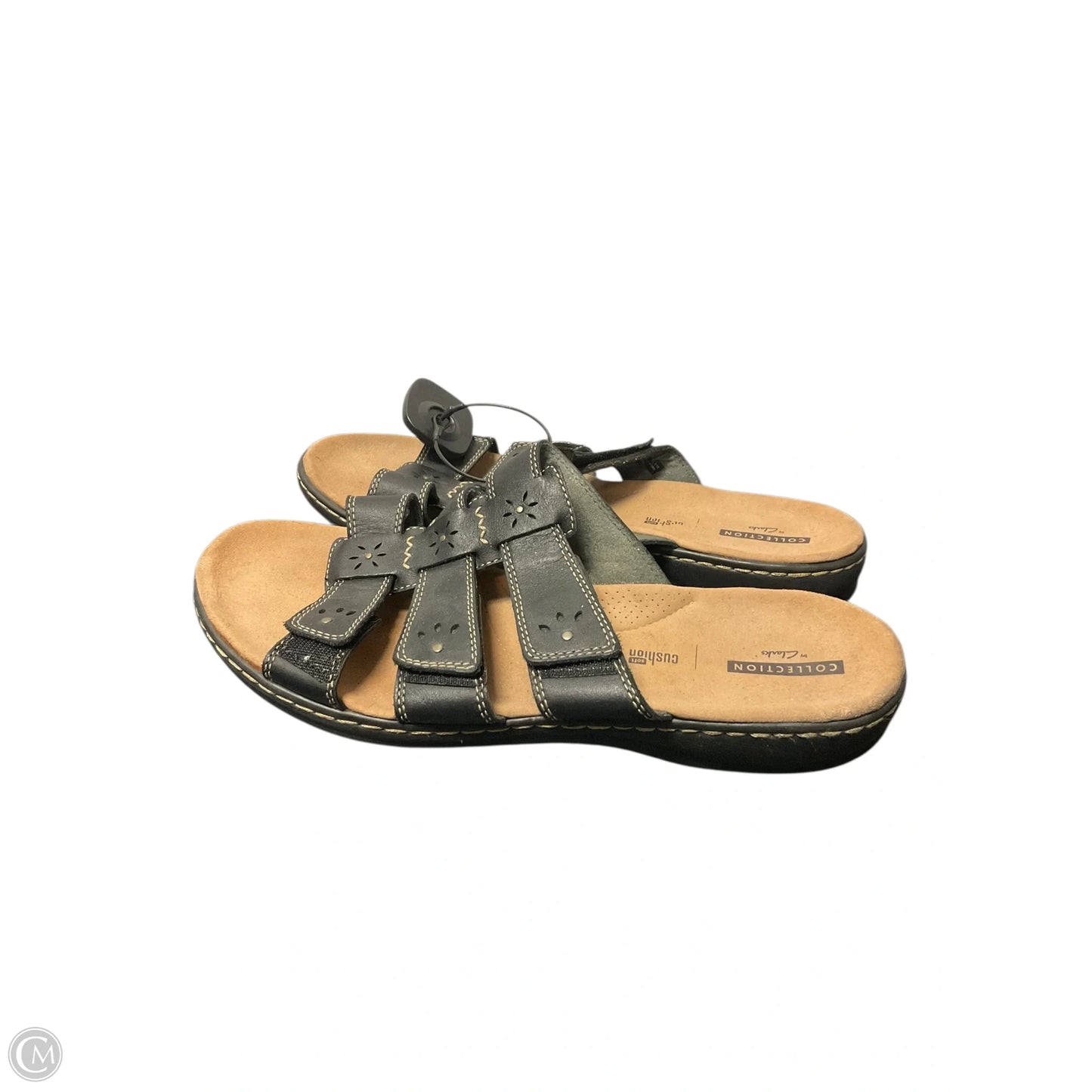 Shoes Flats By Clarks In Black, Size: 10