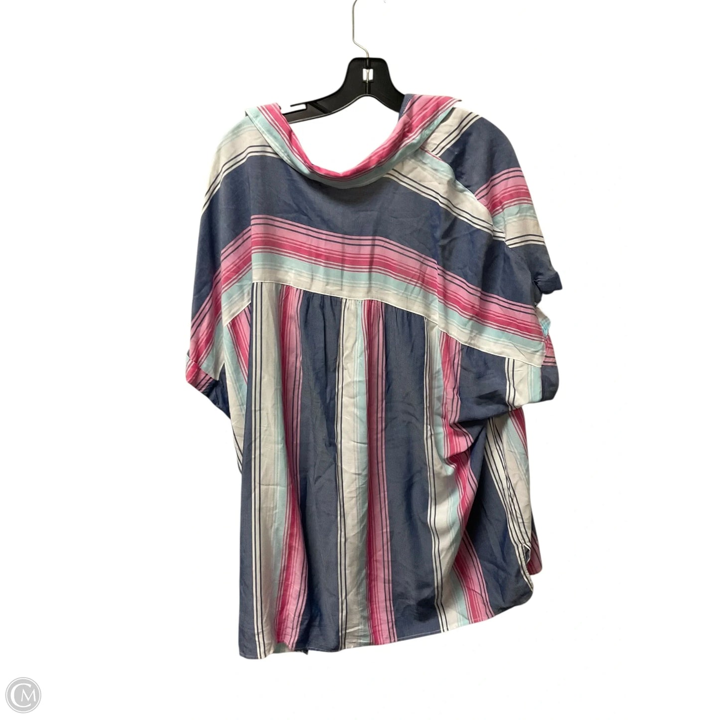 Top Long Sleeve By Jane And Delancey In Multi-colored, Size: 1x
