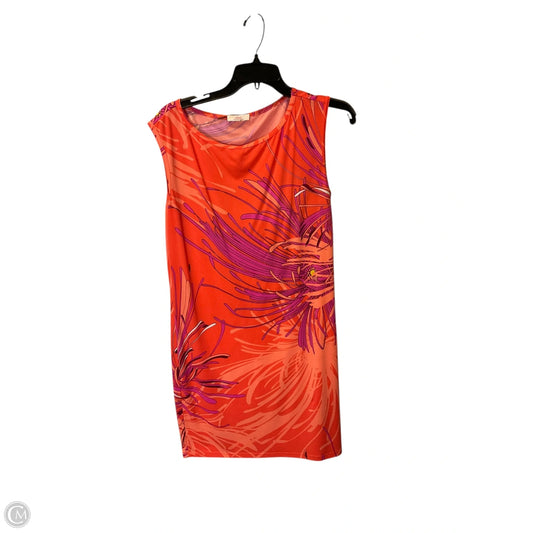 Dress Casual Short By Trina By Trina Turk In Orange, Size: M