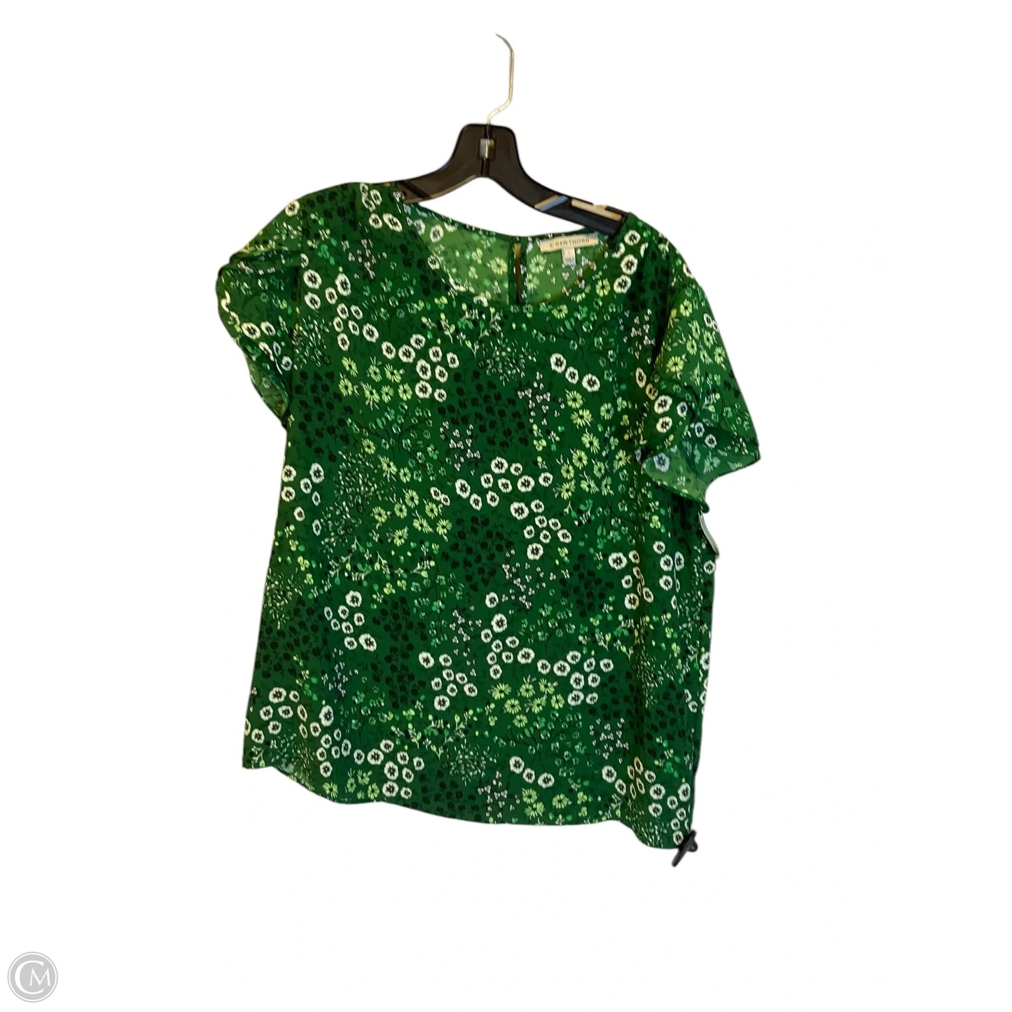 Top Short Sleeve By 41 Hawthorn In Green, Size: L
